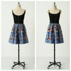 Anthropologie Anna Sui Carnival Dress size 4 EUC